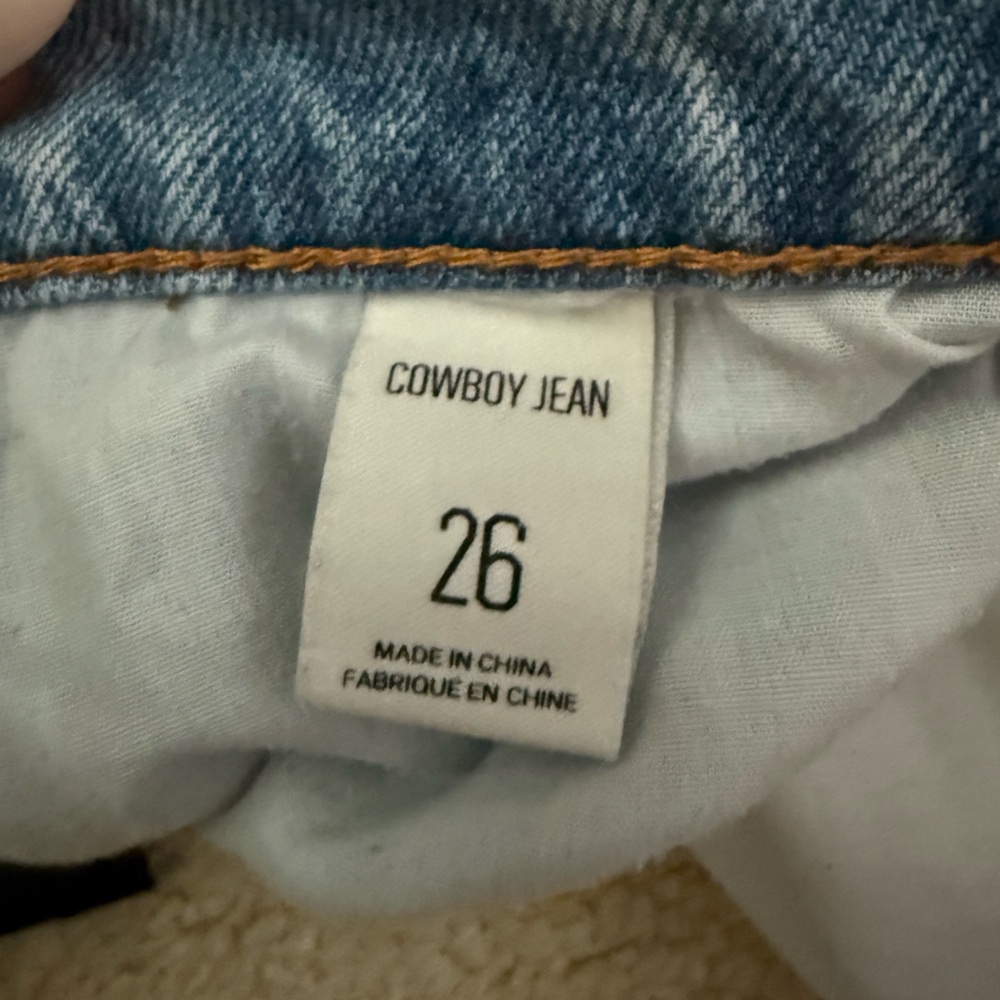 BDG Blue High Rise Distressed Jeans - Picture 5 of 5